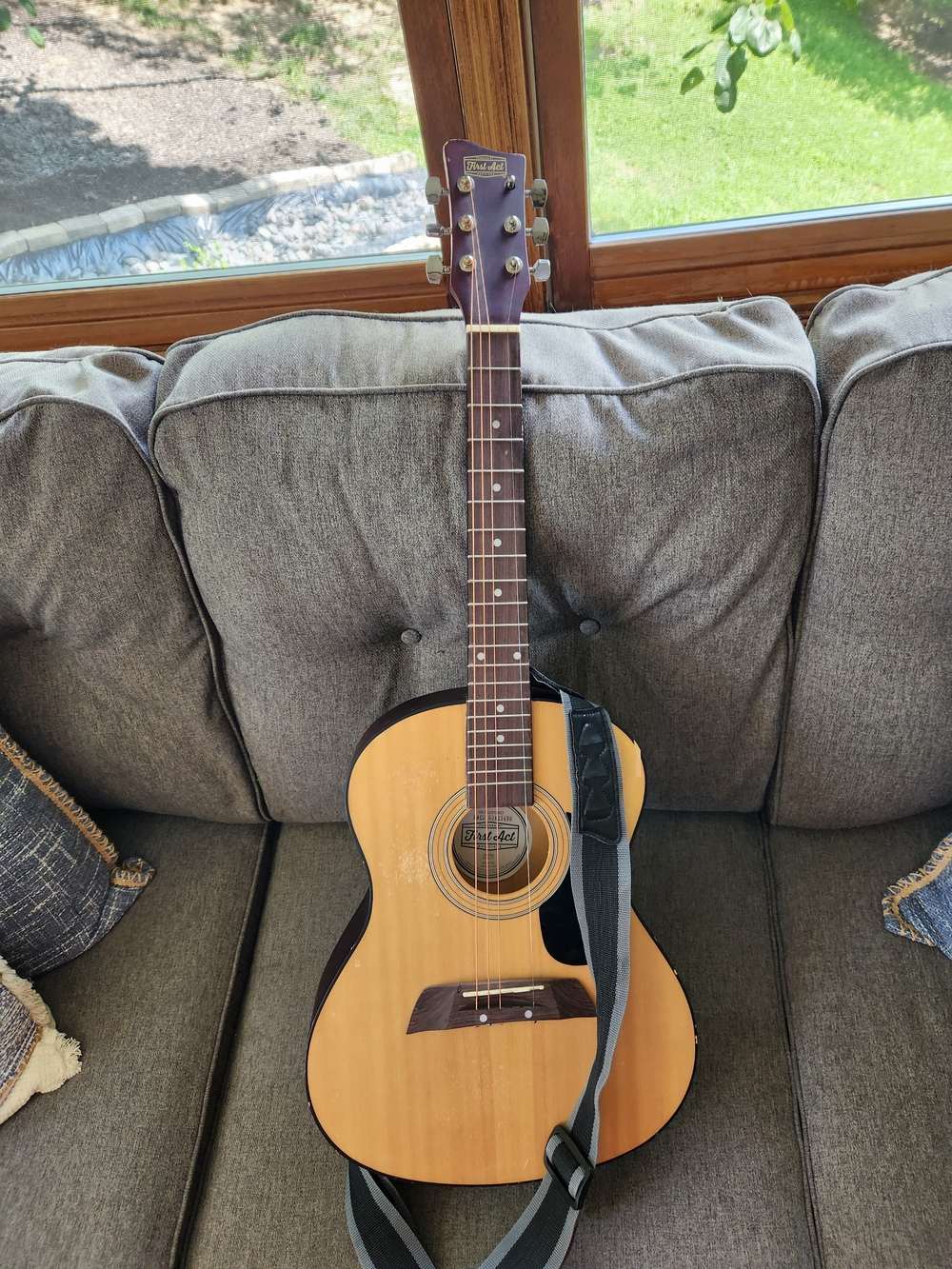 First Act Acoustic Guitar in Natural Finish